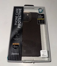 BENKS Magnetic Case for iPhone 15 Plus 6.7",  Dupont Kevlar 600D Aramid Fiber 