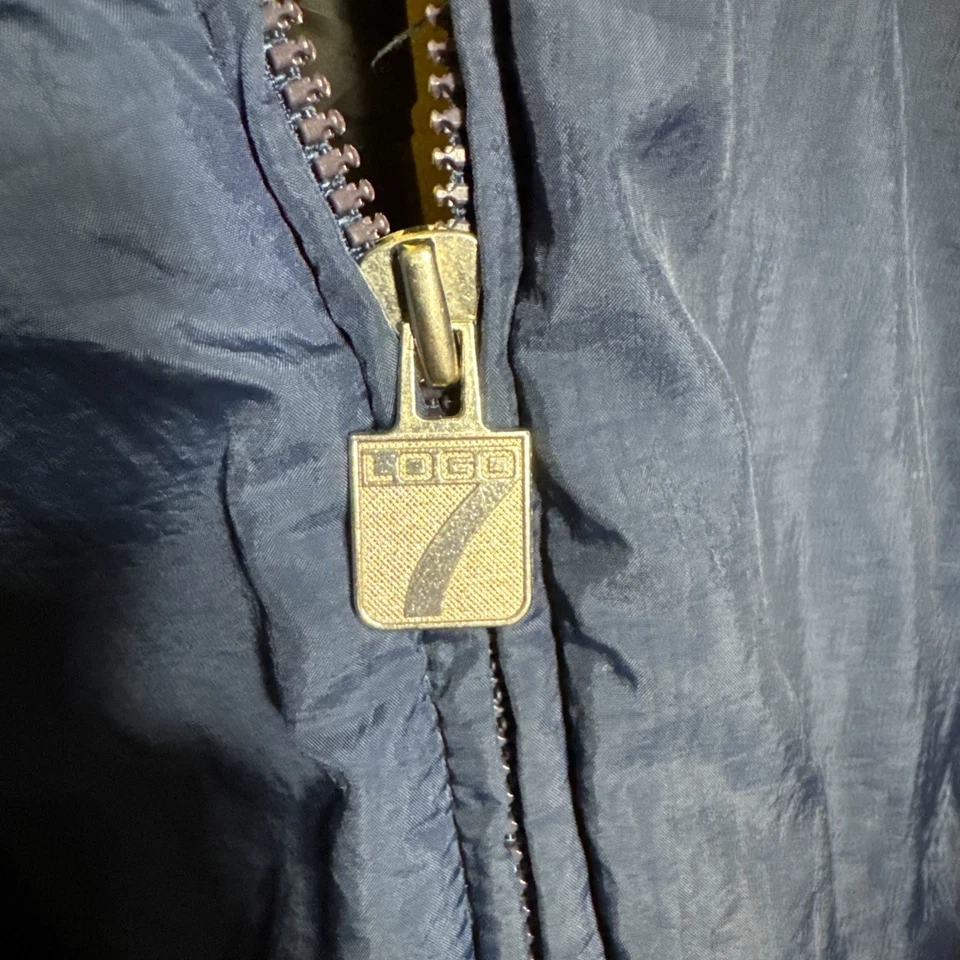 De colección Indiana Pacers X Logo 7 x NBA Grande Acolchado Puffer Hecho en Corea Foto 2 de 4