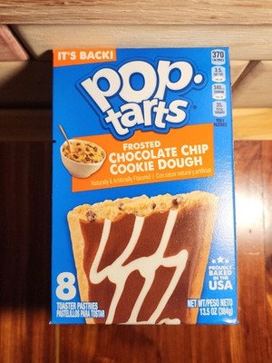 Pop Tarts Frosted Chocolate Chip Cookie Dough Toaster Pastries, 13.5 oz