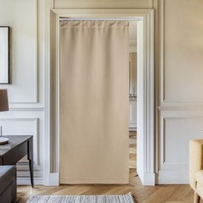 Doorway Curtain  Track Set, Privacy Room Darkning French Door Curtain with S...