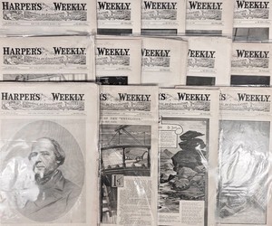 1887 Harper's Weekly of 14 Consecutive Weeks Jan 1 - Apr 2, Plus "The New South"