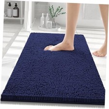 Luxury Chenille Bathroom Rugs 30x20, Extra Soft and Absorbent Shaggy Bath