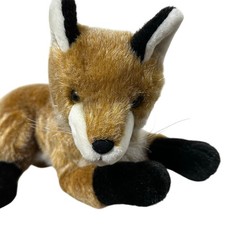 Realistic Red Fox Plush Stuffed Animal 18 A A Woodland Nursery Decor