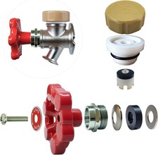 Universal Outdoor Faucet Repair Kit Anti-Siphon Frostproof Valve  Handle