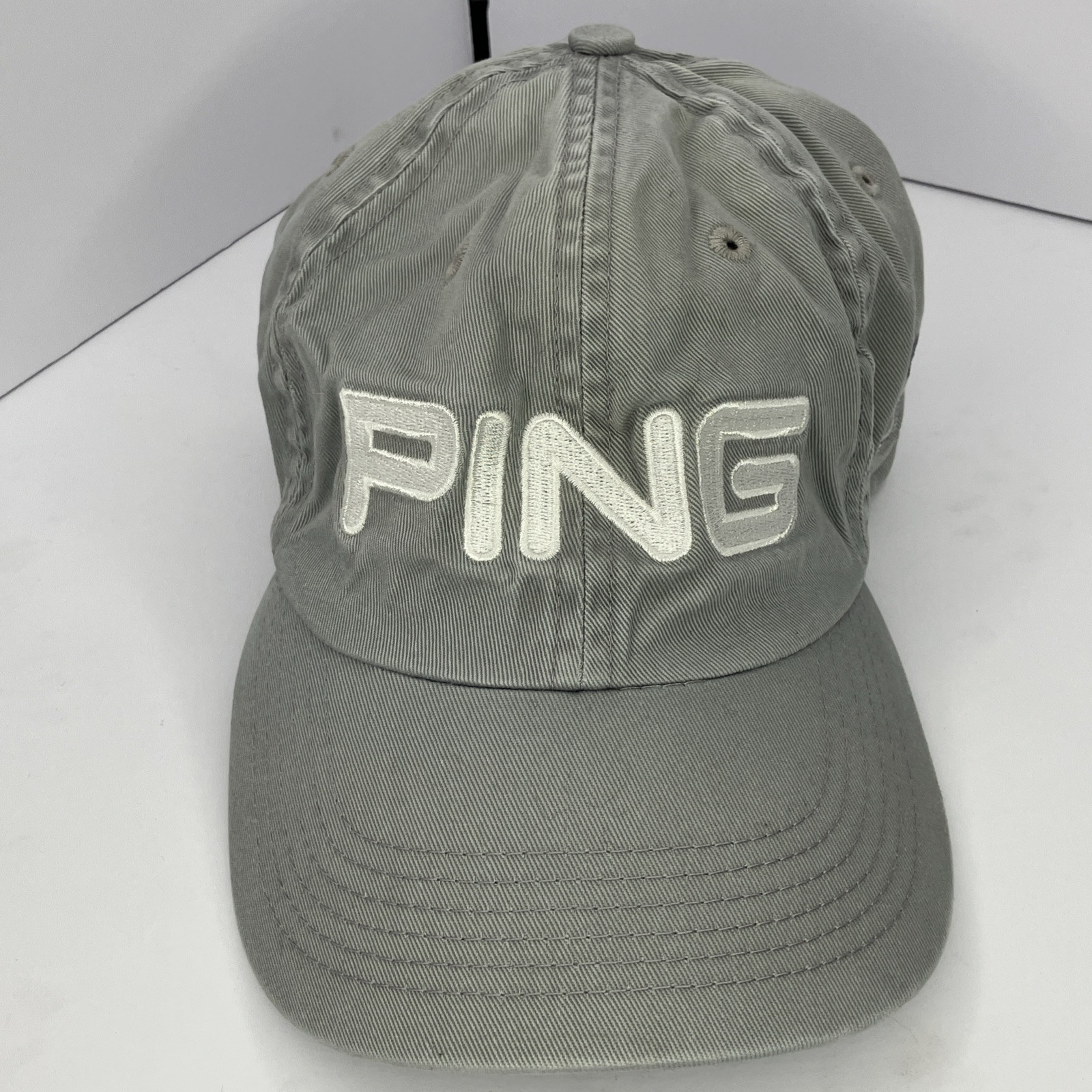 White G2 Si3 Golf Baseball Cap Adjustable Structured Fit  