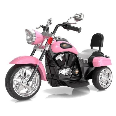 Electric Child Motorcycle Pink Harley Davidson Battery Powered