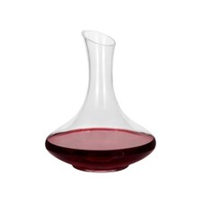 Decanter vino rosso 1 litro design vetro slanciato trasparente
