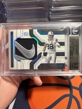 2022 Panini National Treasures TTS-MCY Maxx Crosby NIKE SWOOSH  1/2 BGS 9.5 GMMT