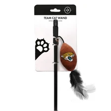 JACKSONVILLE JAGUARS FOOTBALL CAT TOY WAND INTERACTIVE TEASER