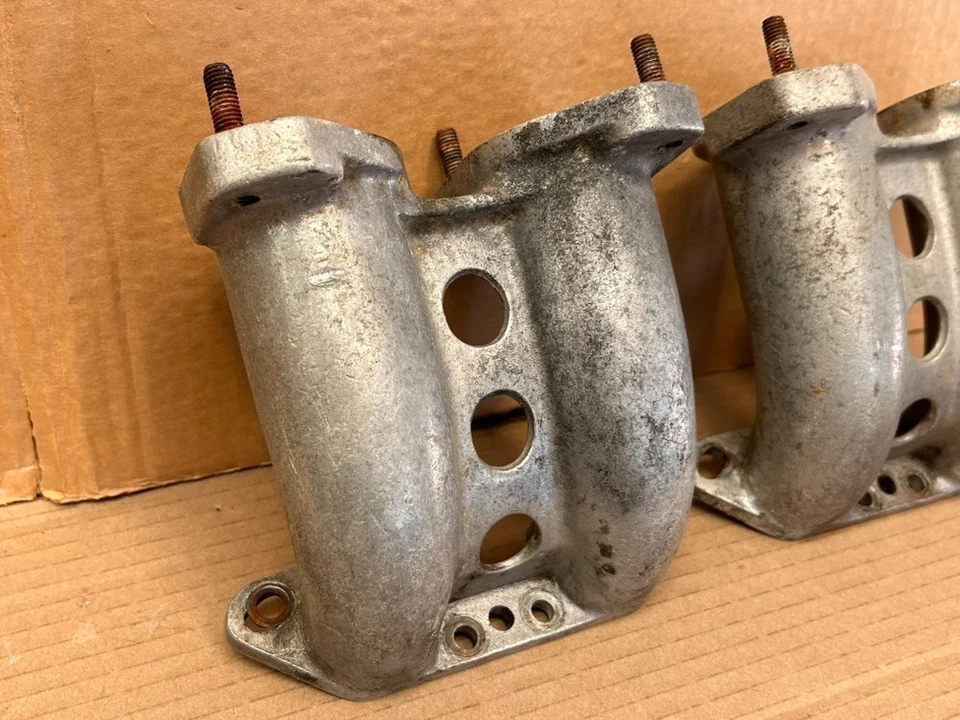 Colectores de admisión Porsche 914 tipo 4 doble Weber Dellorto ¡ENVÍO RÁPIDO! Foto 2 de 4