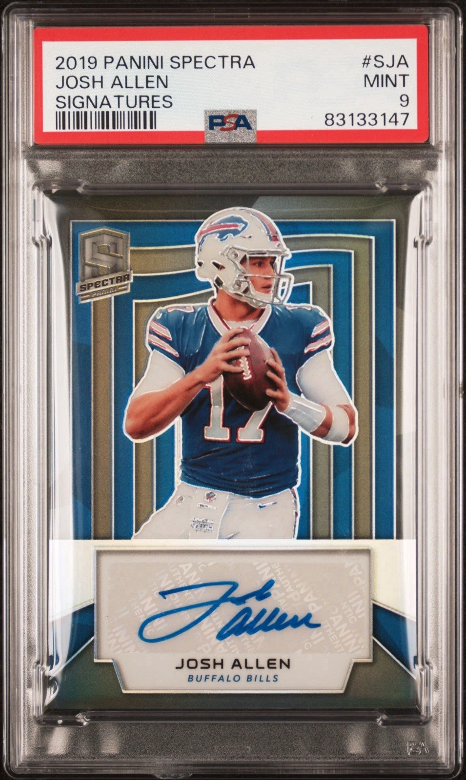 Josh Allen Panini Spectra Signatures #SJA Base