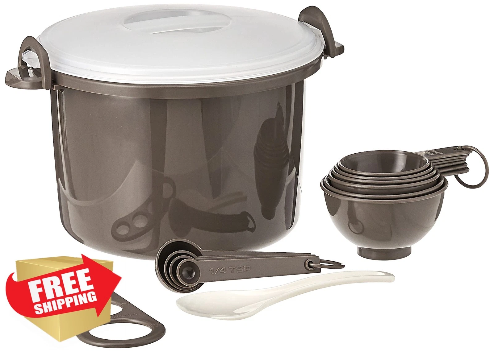 Progressive Rice Pasta Cooker Gray