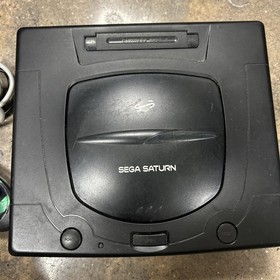 SEGA Saturn Console Black w/ Power & AV Cords, NTSC-U/C MK-80000A