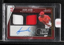 2022 Absolute Tools of the Trade 2 Swatch Signatures 109/199 Joan Adon Auto 0nr3