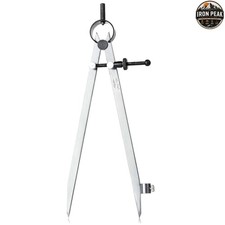 Professional Pencil Compass With Lock All Metal Steel Circle Drawing Tool
