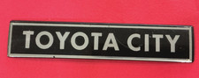 Toyota City Md Plastic Car Dealership Emblem - Vintage