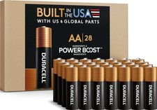 Duracell Coppertop AA Batteries, 28 Count, 12-Year - 28 Count pack of 1