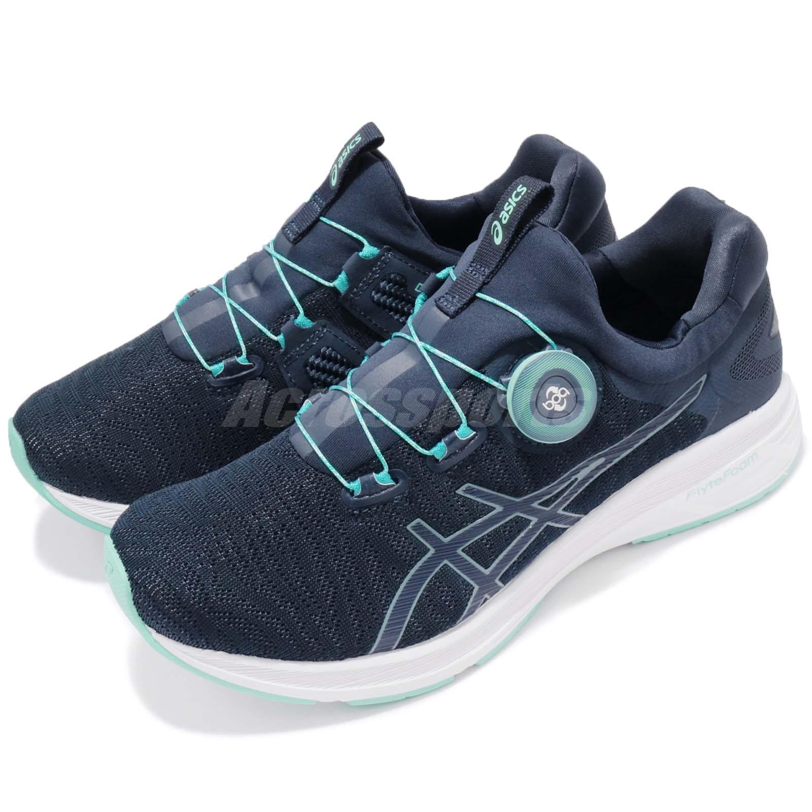 Asics Dynamis Flytefoam Boa Blue White Donna Running Shoes Scarpe da Ginnastica T7D6N-4901 Asics Dynamis Flytefoam Boa Blue White Donna Running Shoes Scarpe da Ginnastica T7D6N-4901