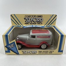 ERTL 1932 Ford Panel Delivery Truck Collector's Banks 1:25 Die Cast Metal 9157