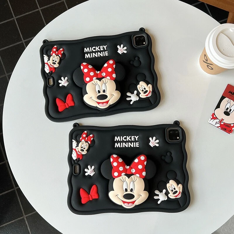 Minnie Mickey Mouse Silicon Soft Add Lanyard Bracket TabletCase For Apple iPad 6 - Image 4 of 4