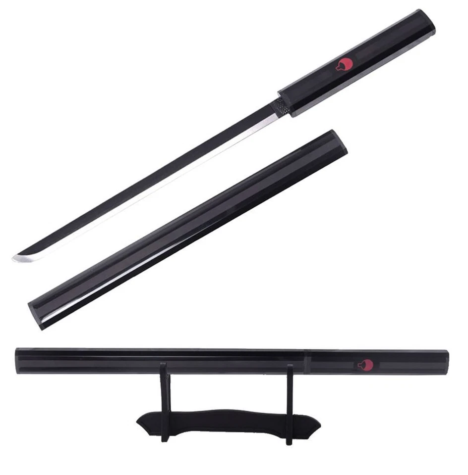 JEAN FUENTES Mini Katana - Manga Schwert - Sasuke Uchiha Kusanagi Naruto - inkl. Ständer