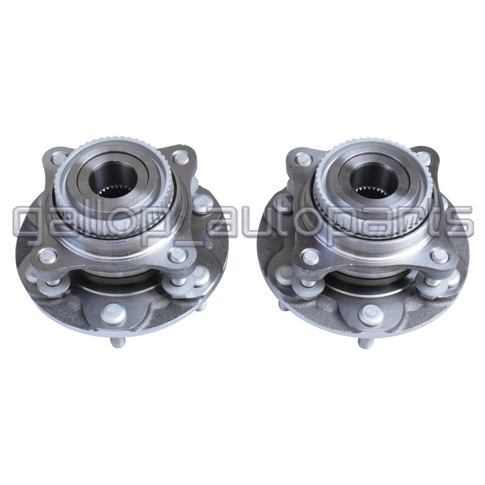 For Toyota Hilux Pair Front Wheel Bearing Hubs Assembly GGN25R KUN26R