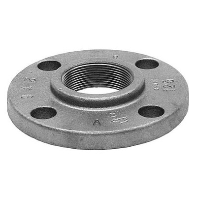 Anvil 0308004001 Flanged X Fnpt, Cast Iron Threaded Flange, Faced And Drilled,