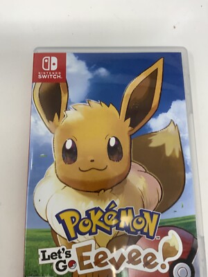 Pokemon Let's Go Eevee! Nintendo Switch *Case only *No Game * | eBay
