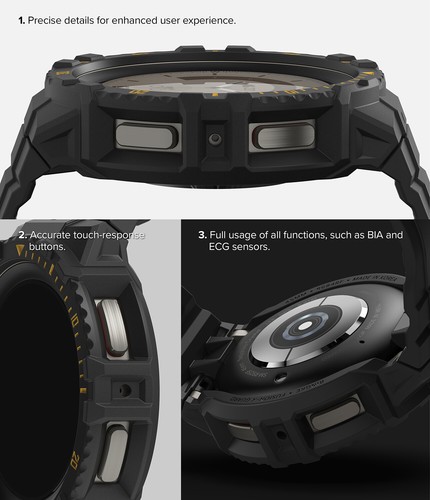 Ringke Fusion-X Guard (Wire X) for Galaxy Watch 5 Pro 45mm Band with Case Rugged - 第 59/76 張圖片