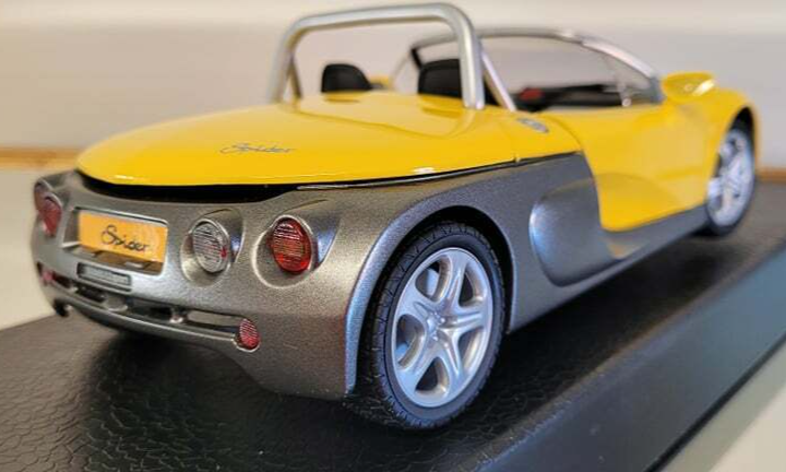 Anson Collectables Renault Sport Spider 1:18th Yellow MIB Very