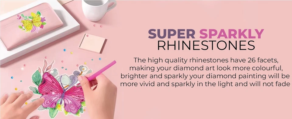 Kit de llavero arte pintura diamante mandella hágalo usted mismo 8 piezas 5D para adultos Foto 4 de 4