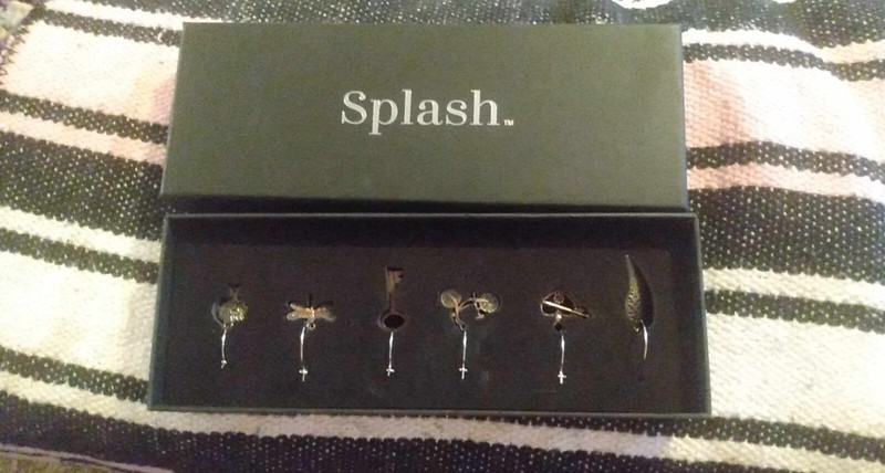 Splash Wine Glass Charms, New