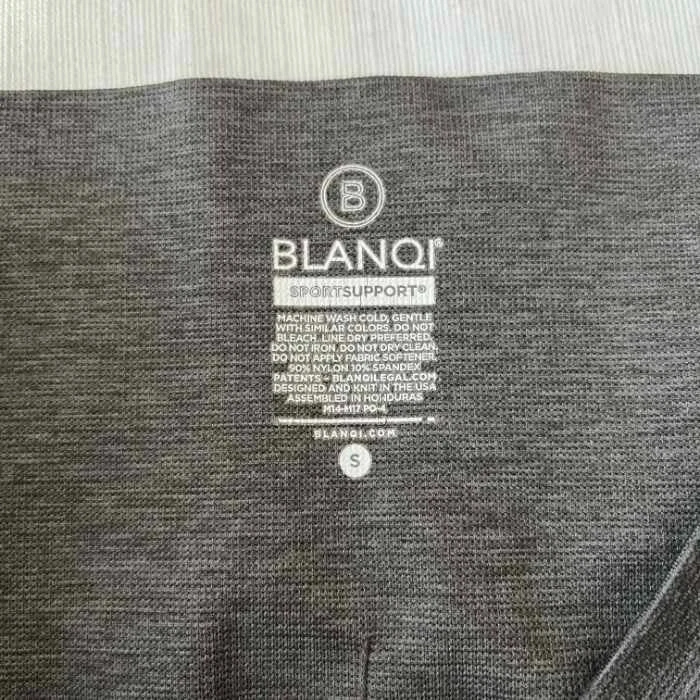 Blanqi Maternity Small Gray Compression Leggings Nylon Athletic - Image 2 of 4