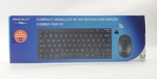 Macally for Windows Compact Wireless RF Keyboard and Mouse Combo For PC