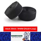 <!--F#f_0-->Pair Black 5M x 30mm Non-Adhesive Hook and Loop Tape Sewing Fastener Magic Tape<!--F/-->