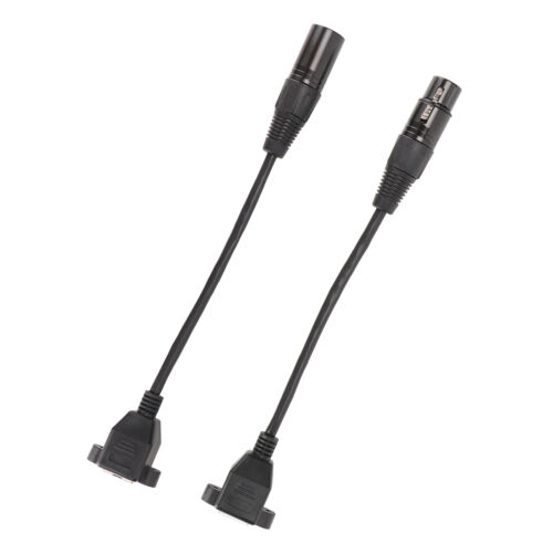 2pcs XLR3 To RJ45 Cable 3pin Plug And Play Female XLR Network Cord For LED S FD5 - Bild 1 von 12