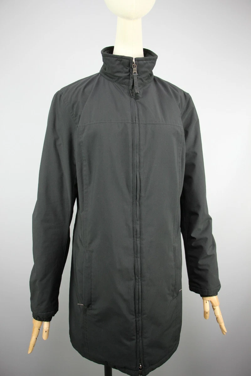 PRADA Black Tab SKI Windstoper COAT Vintag Womens Black Jacket Size S
