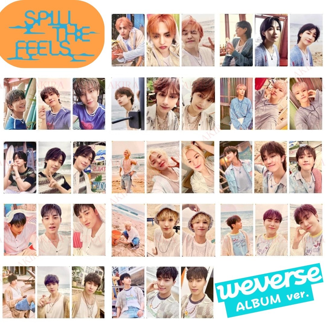 SEVENTEEN 12th MINI ALBUM SPILL THE FEELS weverse ALBUM ver. PHOTO