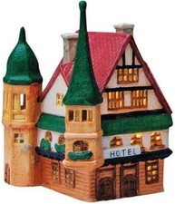 Wurm Lichterhaus Hotel,12 x 11 x 16 cm,mit Teelichthalter ,Neu