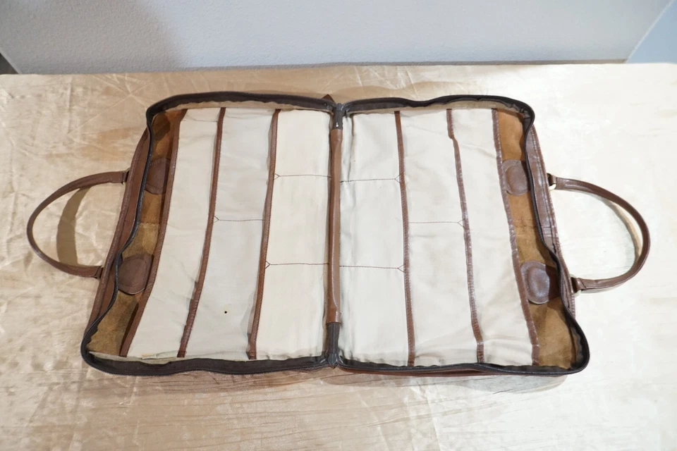 LAND Brown小号经典皮革公文包 — 第 4/4 张图片