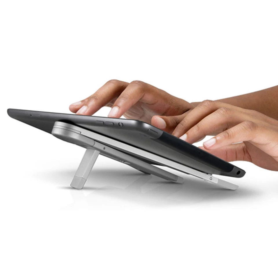 Portable Aluminium Metal Desk Stand Holder For iPad 3 4 Mini Air Android Tablet - Image 4 of 4