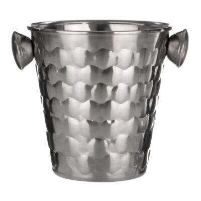 14 cm Silber Honigbiene Design Eiskübel mit Griff Robuster Edelstahl