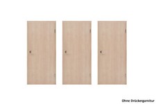 kuporta Zimmertüren Innentüren Rundkante CPL Nova Ahorn Sparset Türblatt + Zarge