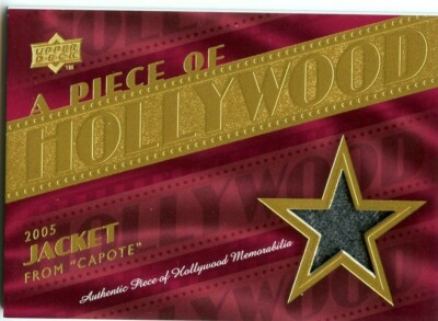 2008 PHILIP SEYMOUR HOFFMAN ''CAPOTE'' A PIECE OF HOLLYWOOD MOVIE WORN JACKET 