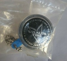 YOMEGA STEALTH FIRE, BANDAI 1998 HYPER YO-YO. NEW IN ORIGINAL PACKAGE/ KEY RING