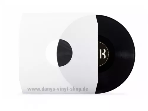 Premium weiße LP Innen-hüllen PE gefüttert, beschnitten, Top Qualität *Neu, 90gr