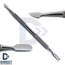 Professional Cuticle Nail Pusher Spoon Remover Knife File Nail Cleaner Manicure