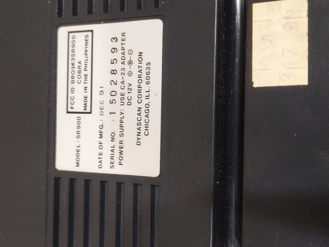 Cobra SR900 Programmable 16 Channel Scanner With Weather Radio for sale ...