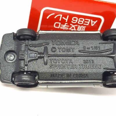 TOMICA DREAM Initial D TOYOTA AE86 Trueno 1/61 TOMY 2013 Error