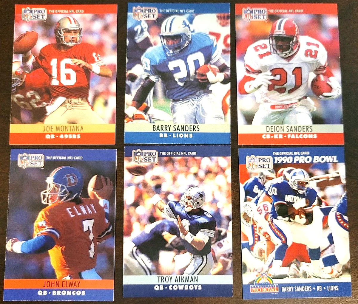 1990 pro on sale set football cards